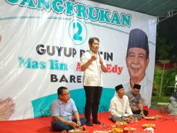 Siap Gandeng KPK, Mas Iin Hadiri Acara Cangkruk Kerukunan Warga Perumahan di Sidokepung Buduran