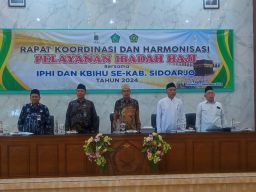 Siap Antarkan CJH Mabrur Sepanjang Hayat, IPHI - KBIHU Sidoarjo Gelar Rapat Koordinasi dan Harmonisasi
