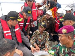 Plt Bupati Sidoarjo Sidak HGB Laut di Segorotambak Sedati, Tindaklanjutnya Tunggu Arahan Gubernur dan BPN Jatim