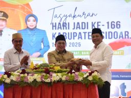 Syukuran Harjasda ke 166, Plt Bupati Ajak Semua Ikut Bangun Sidoarjo Mulai Mantan Bupati dan Wabup Hingga Para Kiai