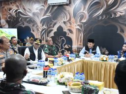 Pastikan Keamanan dan Kelancaran Arus Mudik, Forkopimda Jatim dan Sidoarjo Tinjau Poskotis Pam Idul Fitri 2025