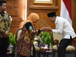Wujudkan Sinergi Pembangunan, Bupati dan Wabup Sidoarjo Halal bi Halal Dengan Gubernur dan Wagub Jatim