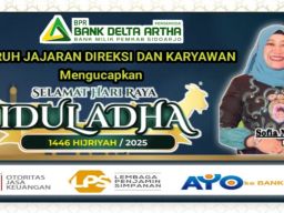 Seluruh Jajaran Direksi dan Karyawan BPR Delta Artha Sidoarjo Mengucapkan Selamat Hari Raya Idul Adha 1446 Hijriyah