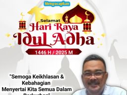Pimpinan dan Staf Dinas Perumahan Permukiman Cipta Karya dan Tata Ruang Mengucapkan Selamat Hari Raya Idul Adha 1446 H