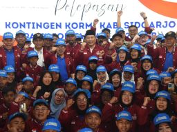 Berharap Juara, Bupati Sidoarjo Berangkatkan Ratusan Kontingen Kormi Menuju Fornas VIII di NTB