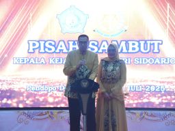 Pesan Bupati Sidoarjo di Pisah Sambut Kepala Kejari, Jabatan Adalah Amanah, Mari Jaga Tata Kelola Pemerintah Bersih