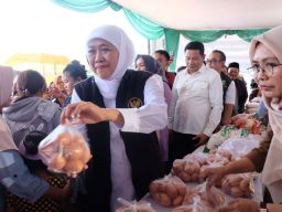 Gubernur Jatim dan Bupati Tinjau Langsung Pasar Murah di Sedatigede Sidoarjo