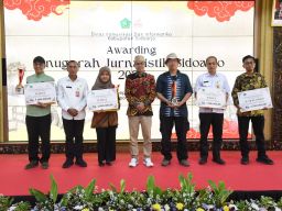 Pemkab Sidoarjo Beri Penghargaan 12 Jurnalis dan Konten Kreator Pemenang Karya Tulis dan Videografi