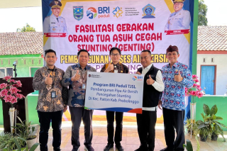 Ciptakan Generasi Cerdas, BRI Beri Bantuan Air Bersih di Kabupaten Probolinggo