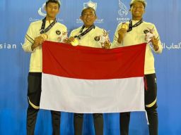 Atlet dan Pelatih Asal Sidoarjo, Timnas Voli Pantai Indonesia Sabet Perunggu di Ajang Asian Youth Games 3rd 2025 Bahrain