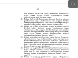Dinilai Langgar Permendagri, Penunjukkan Kancab Taman Jadi Plt Direktur Operasional Perumda Delta Tirta Sidoarjo Disoal