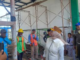 Pinjam Bendera Tetap Dikerjakan Rekanan Lama, Wabup Sidoarjo Kecewa Proyek Lanjutan SMPN 2 Prambon Rp 6,2 Miliar