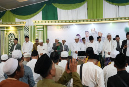 Dihadiri Ketua PBNU dan Para Pengasuh Ponpes Besar, Bupati Sidoarjo Khidmat di Haul Masyayikh Ponpes Al Khoziny