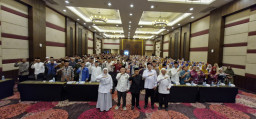 Tekankan Tri Sukses, Kemenhaj Jatim dan Sidoarjo Gelar Manasik Haji Perdana untuk CJH Asal Kota Delta