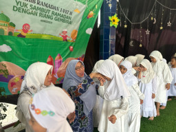 Siswa KB TK Al Muslim Sidoarjo Sambut Bulan Suci Ramadhan dengan Hati Riang Gembira