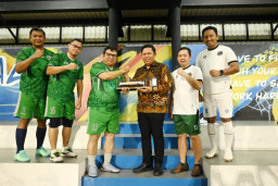 Mini Soccer Jadi 'Meja Rapat' Baru BRI Kusuma Bangsa dan KAI