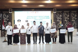 Perkuat Sinergi di Tingkat Desa, Bupati Sidoarjo Sosialisasi Perbup Baru Lembaga Kemasyarakatan