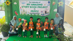 KB TK Al Muslim Dongkrak Literasi dan Komunikasi Anak Didik Lewat Program My Amazing Story Book Hingga Story Telling