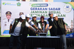 Tekan Kemiskinan Ekstrem, Pemkab Sidoarjo dan BPJS Ketenagakerjaan Luncurkan ‘GARDU Sosial’ RT/RW dan Rumah Ibadah