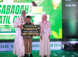 Ukir Prestasi Gemilang, Kecamatan Gedangan Sabet Juara Umum MTQ ke 32 Sidoarjo, Pemkab Siapkan 2 Tiket Umrah