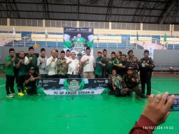 Solidkan Pengurus, PC GP Ansor Sidoarjo Gelar Turnamen Futsal Jelang Konfercab