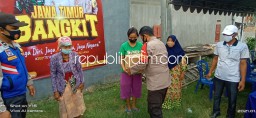 Puluhan Korban Banjir Barengkrajan Krian Terima Bantuan Sembako