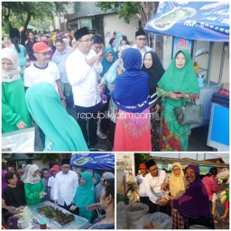 Usai Jamaah Subuh, Bacabup Muhdlor Blusukan Menyapa Warga Ajak Kurangi Sampah Plastik