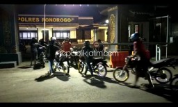 Polres Ponorogo Grebek Arena Balap Liar, 36 Pemilik Motor Diminta Dorong Motornya