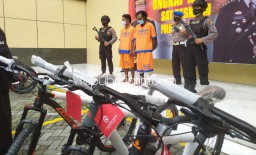 Polresta Sidoarjo Ringkus Dua Penadah Ratusan Sepeda MTB Seharga RP 470 Juta