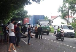 Usai Belanja Pakaian, Motor Warga Mojokerto Disantap Sugeng Rahayu Pengendara Tewas