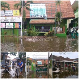 Enam Desa di Porong dan Tanggulangin Terendam Luapan Air Sungai Simo