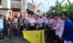 Ngonthel Bareng Paguyuban Budi Luhur Sukodono Dihadiri Onthelis Brebes Keliling Jawa