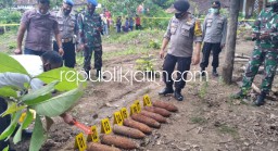 Hendak Lihat Tanaman Pisang di Kebun, Warga Ponorogo Temukan 8 Buah Mortir Pesawat
