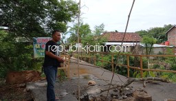 Jalan Dan Jembatan Antar Desa Rusak Tergerus Banjir Dibiarkan Pemkab Ponorogo
