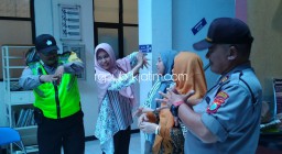 Cegah Penyebaran Virus Corona, Jajaran Polresta Sidoarjo Gencar Kampanye Hidup Sehat