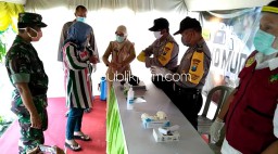 Cegah Penyebaran Covid-19, Penumpang KA Stasiun Tanggulangin Diperiksa Kesehatan