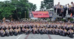 Ribuan Personil Siap Amankan 5.579 TPS Pemilu 2019 di Sidoarjo
