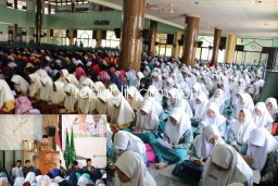 Jelang Unas, 32.000 Siswa SMP Sidoarjo Gelar Do’a Bersama