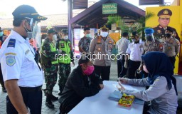 Jelang Ramadhan, Cek Pelayanan Posko Mudik Covid-19 Terminal Bungurasih