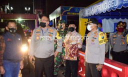 PSBB Sidoarjo Mulai Diberlakukan, Gugus Tugas Pantau Pos Check Point Dini Hari