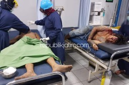 Dua Pemuda Wonoayu Jambret Guru SD, Babak Belur Dihajar Warga Prambon