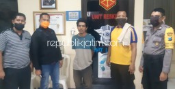 Kejar Pelaku Perampasan HP, Anggota Polsek Wonoayu Patah Kaki 1 Pelaku Tertangkap dan 1 Kabur