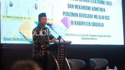 Sosialisasi ke 100 Pengusaha, DPMPTSP Sidoarjo Bakal Launching Sistem Perizinan Tercepat Melalui OSS RBA