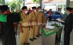 Untuk Penyegaran, Kades Terungkulon Krian Mutasi 4 Perangkat Desa