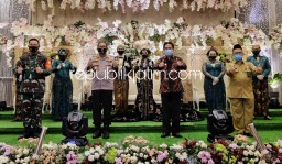 Simulasi Resepsi Pernikahan di Fave Hotel Terapkan Protokol Kesehatan Dihadiri Forkopimda Sidoarjo