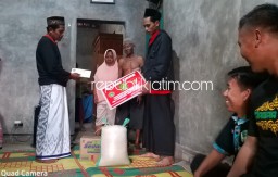 Warga PN Gasmi Munggu Serahkan Bantuan Untuk Keluarga Korban Rumah Terbakar