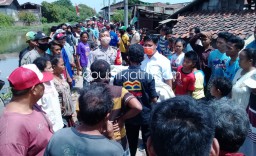Bocah Perempuan 9 Tahun Ditemukan Pemancing Mengapung di Sungai Kedungboto Taman