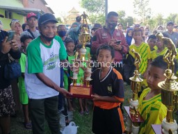Sambut HUT RI ke 75, Relawan BHS Gebyar Olahraga Bersama di 4 Kecamatan