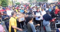Jatim Bermasker, di Sidoarjo Forkopimda Bagikan 15.000 Unit