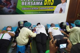 Donor Bersama 150 Relawan Demi Stok, BHS Ajak ASN Sidoarjo Sumbangkan Darah Rutin